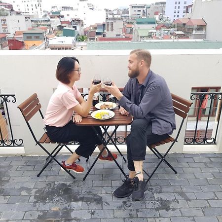 D'Annam Hostel Hanoi Bagian luar foto