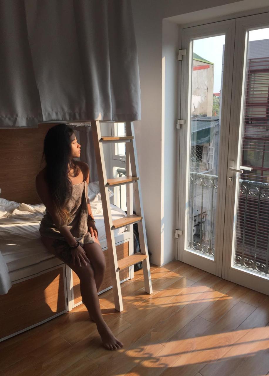 D'Annam Hostel Hanoi Bagian luar foto