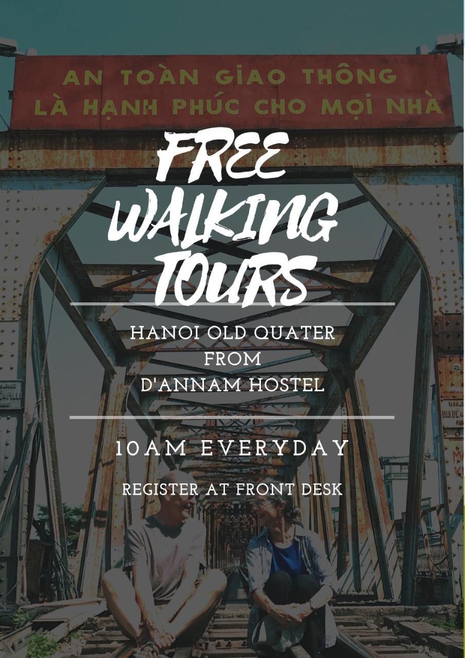 D'Annam Hostel Hanoi Bagian luar foto